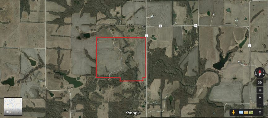 bucklin 124 acres kidder mo boundaries